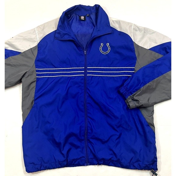 Vintage Y2K NFL Indianapolis Colts Jacket Reebok Team Apparel XL Windbreaker - Picture 1 of 5